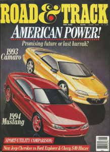 ROAD & TRACK 1992 MAY - PASSAT VR6, MR2, DEL SOL, J30